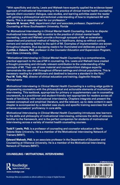 Motivational Interviewing in Clinical Mental Health Counseling