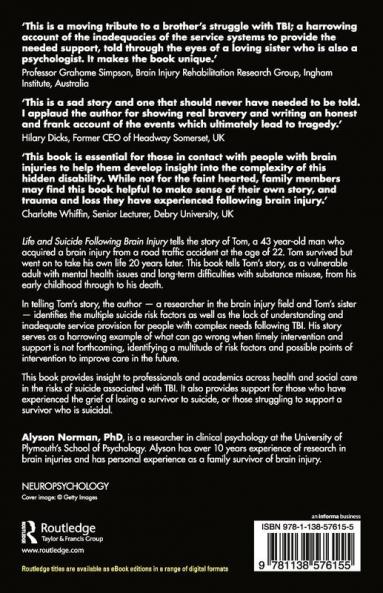 Life and Suicide Following Brain Injury