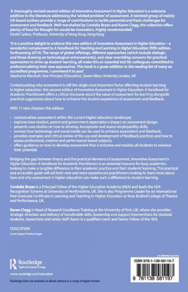Innovative Assessment in Higher Education