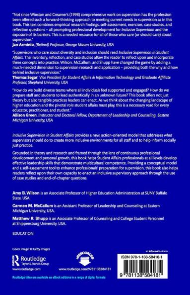 Inclusive Supervision in Student Affairs