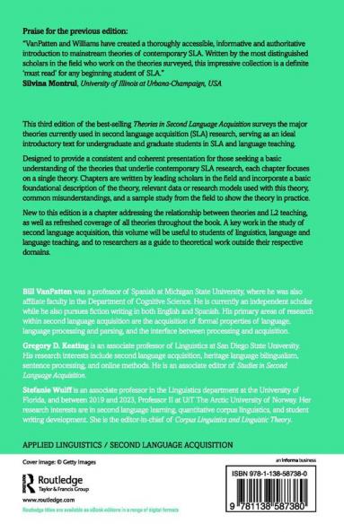 Theories in Second Language Acquisition