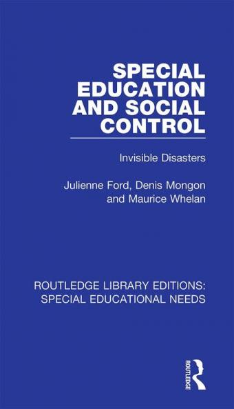 Special Education and Social Control