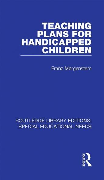 Teaching Plans for Handicapped Children