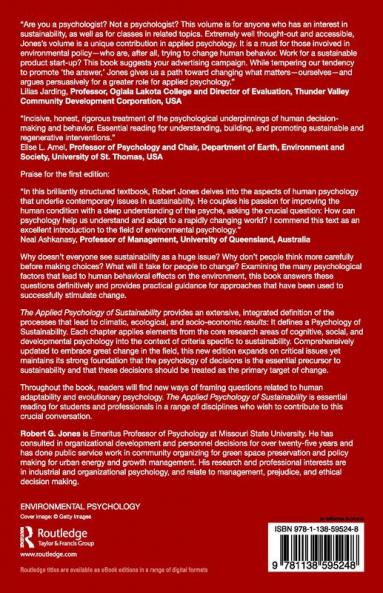 Applied Psychology of Sustainability