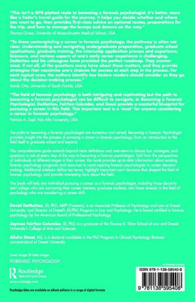 Becoming a Forensic Psychologist