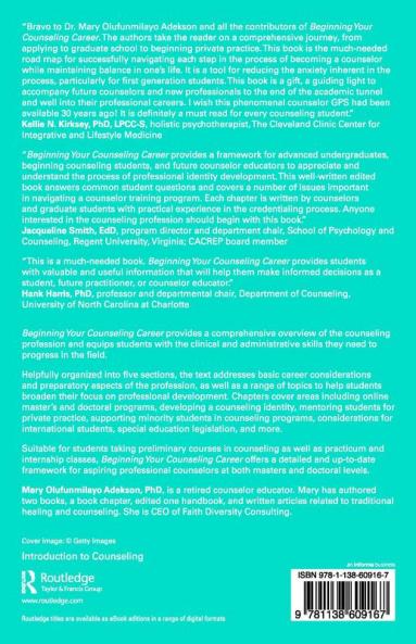 Beginning Your Counseling Career