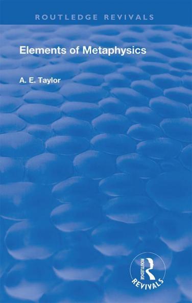 Elements of Metaphysics