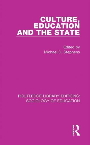 Culture Education and the State