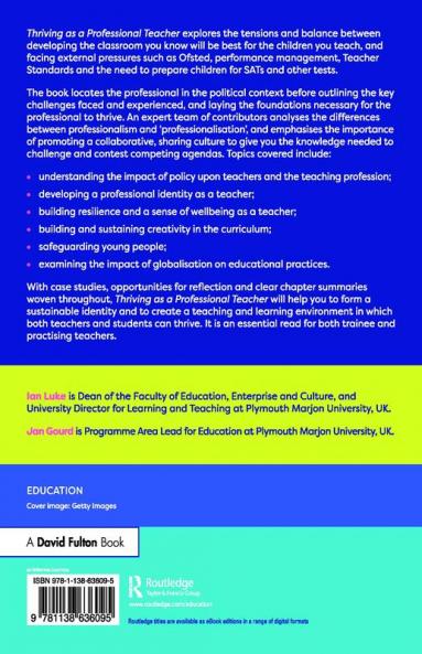 Thriving as a Professional Teacher