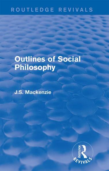 Outlines of Social Philosophy