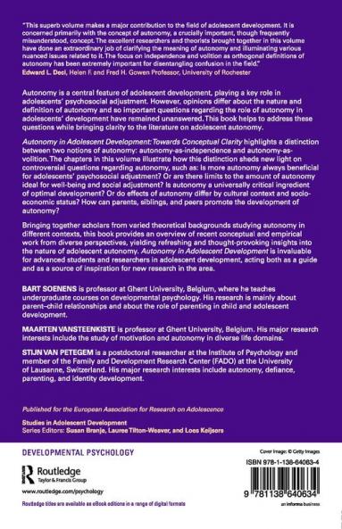 Autonomy in Adolescent Development