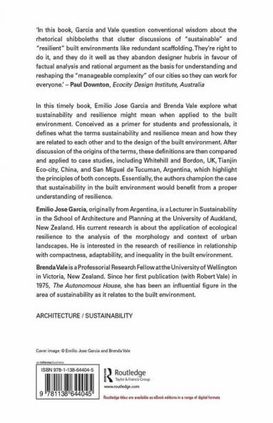 Unravelling Sustainability and Resilience in the Built Environment