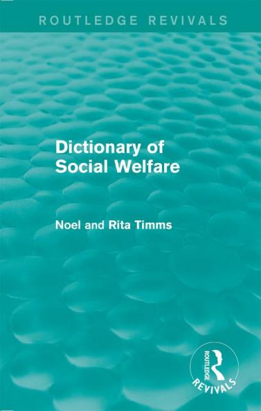 Dictionary of Social Welfare