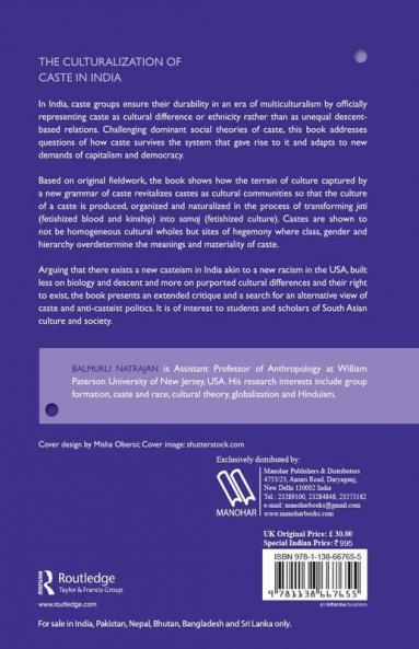 The Culturalization of Caste in India