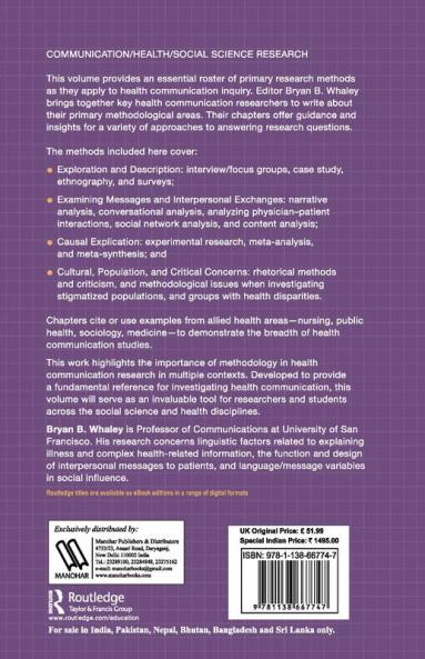 Research Methods in Health Communication