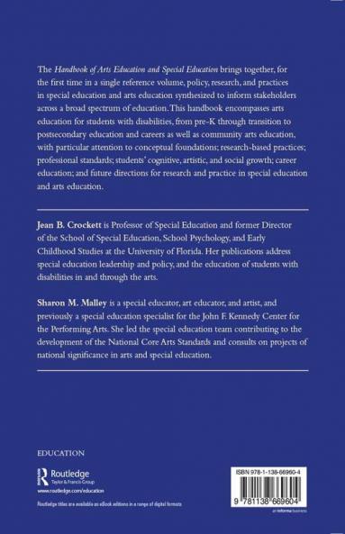 Handbook of Arts Education and Special Education