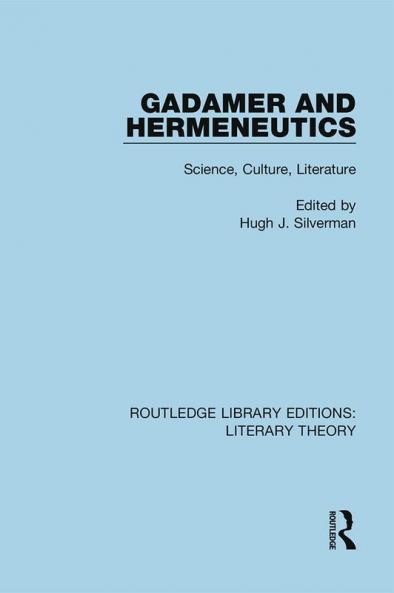 Gadamer and Hermeneutics