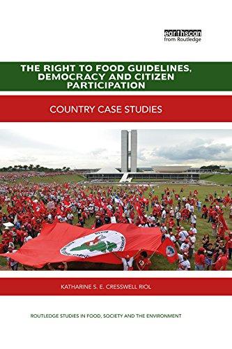 Right to Food Guidelines Democracy and Citizen Participation