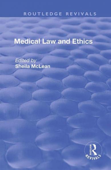 Medical Law and Ethics