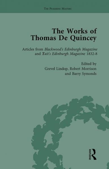 Works of Thomas De Quincey Part II vol 9