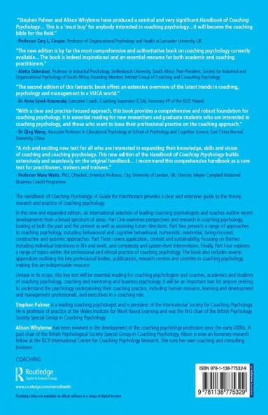 Handbook of Coaching Psychology