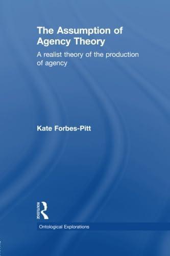 Assumption of Agency Theory