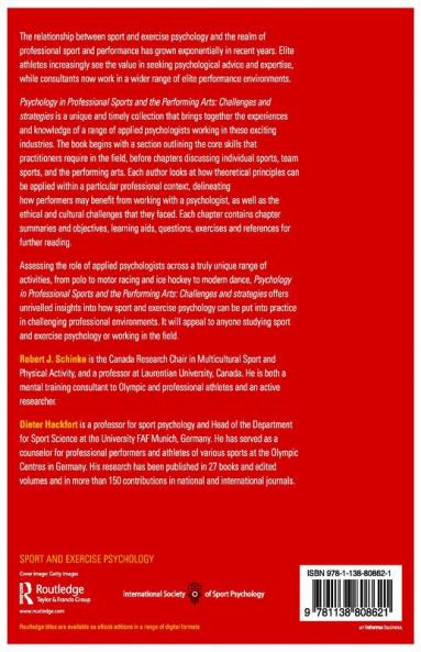 Psychology in Professional Sports and the Performing Arts