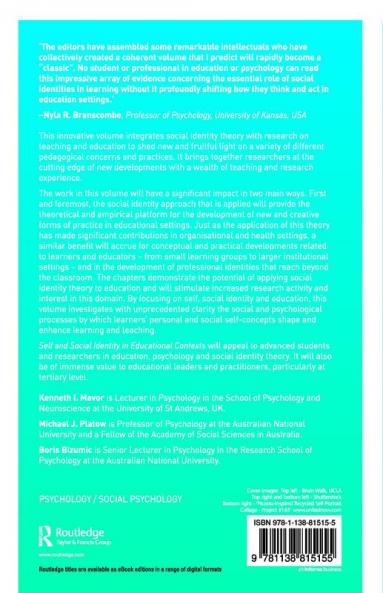 Self and Social Identity in Educational Contexts