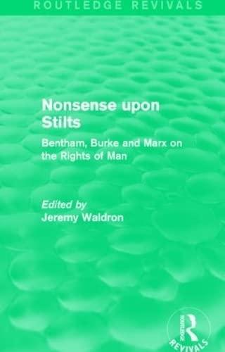 Nonsense upon Stilts (Routledge Revivals)