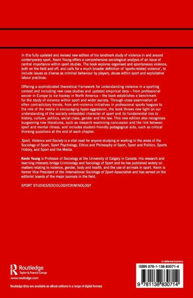 Sport Violence and Society