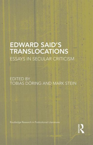 Edward Said's Translocations