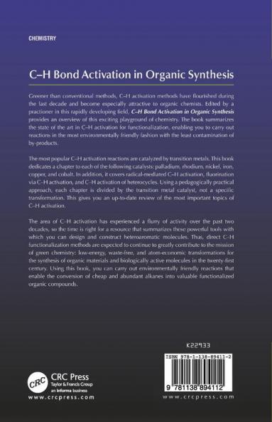 C-H Bond Activation in Organic Synthesis