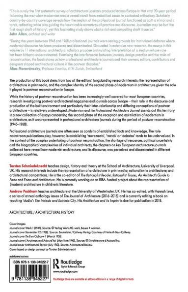 Modernism and the Professional Architecture Journal