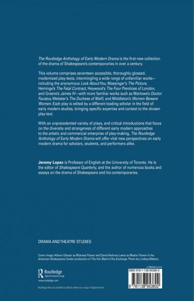 Routledge Anthology of Early Modern Drama