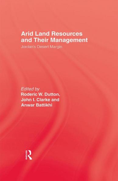 Arid Land Resources and Their Management
