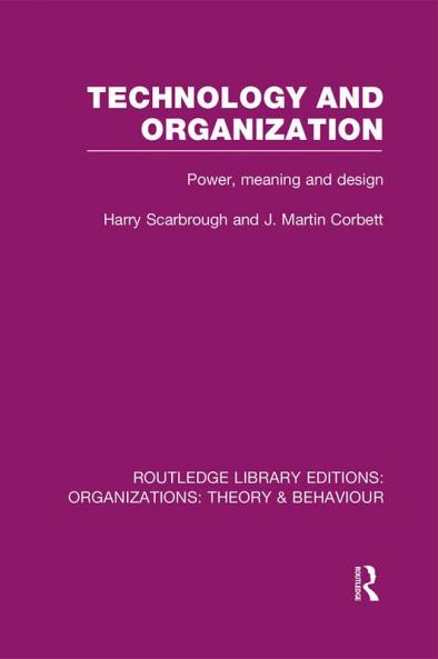 Technology and Organization (RLE