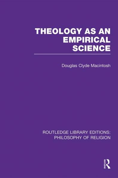 Theology as an Empirical Science