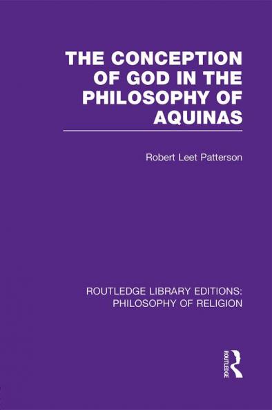 Conception of God in the Philosophy of Aquinas