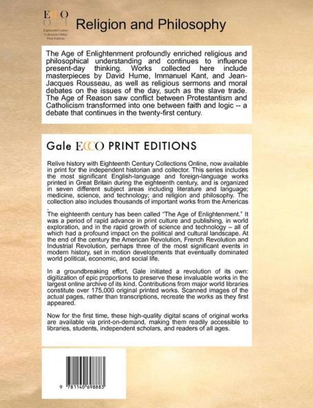 The metaphysic of morals divided into metaphysical elements of law and of ethics by Emanuel Kant ... From the German by the translator of Kant's ... treatises. In two volumes. ... Volume 2 of 2