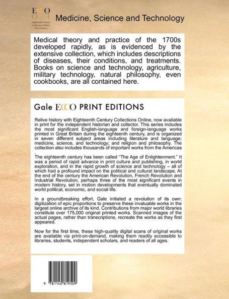 The seats and causes of diseases investigated by anatomy; in five books ... Translated from the Latin of John Baptist Morgagni ... by Benjamin Alexander ...  Volume 1 of 3