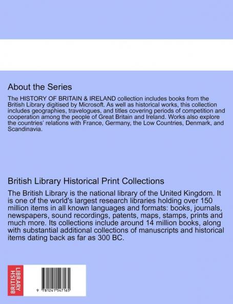 History of England during the Early and Middle Ages. VOL. I