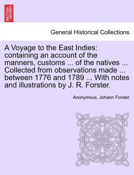 A Voyage to the East Indies
