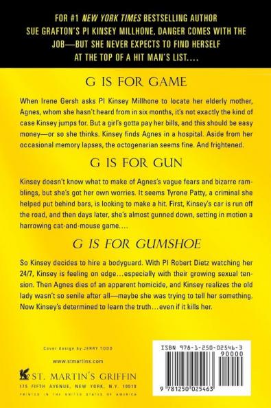 "G" is for Gumshoe: A Kinsey Millhone Mystery: 7 (Kinsey Millhone Alphabet Mysteries 7)