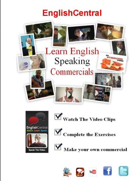 Commercials to learn English