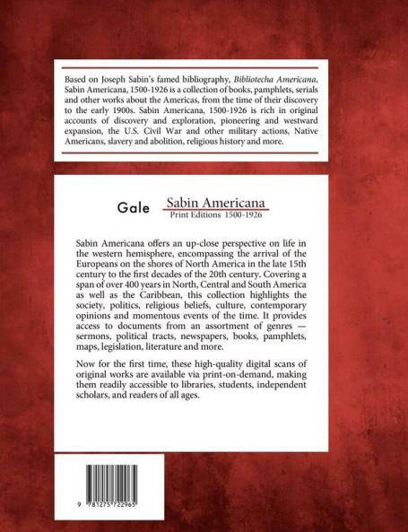 Thoughts on the peace and the probable advantages thereof to the United States of America.