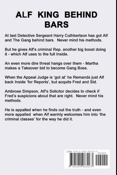 Alf King behind bars