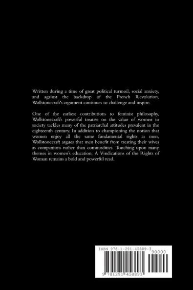 Vindication of the Rights of Women
