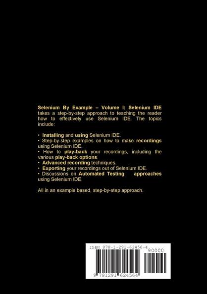Selenium By Example - Volume I