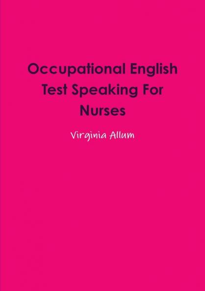 Occupational English Test Speaking For Nurses