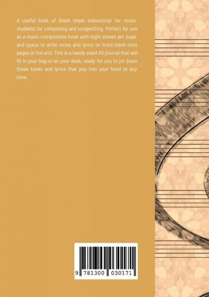 Music Manuscript Book For Students